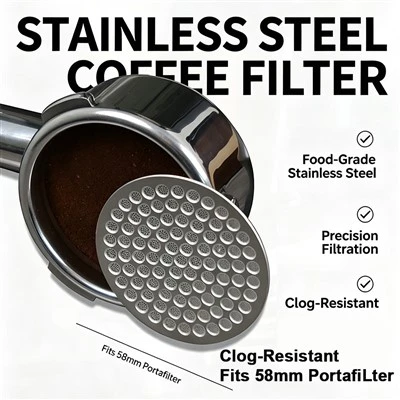 Schermo per disco espresso in acciaio inossidabile|Produttore di filtri per la distribuzione dell'acqua secondaria del caffè